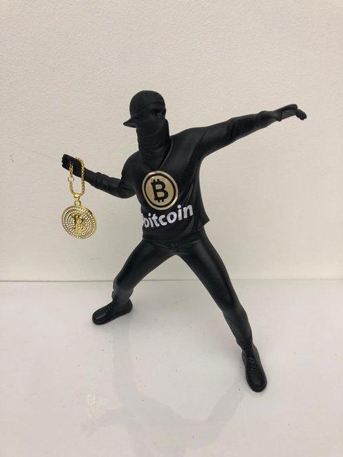 GF Exclusives - Banksy x Bitcoin, Antiek en Kunst, Kunst | Schilderijen | Modern