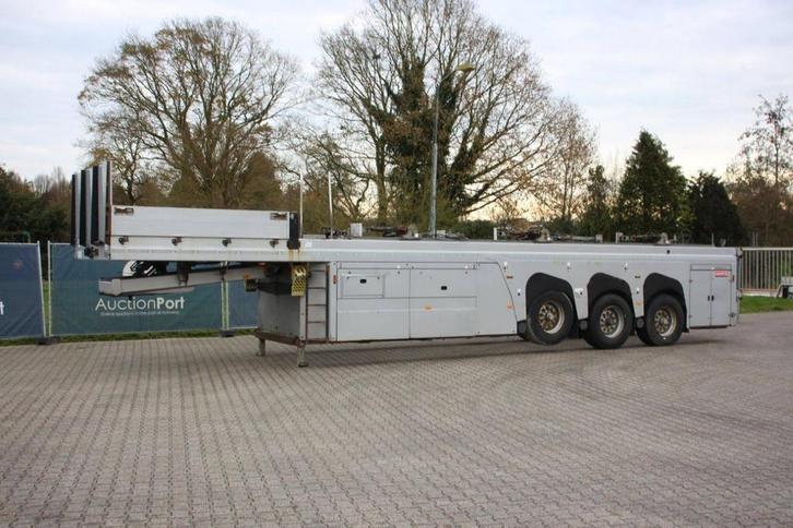 Veiling: Binnenlader oplegger Langendorf Flatliner SBH/09C 2, Autos, Camions, Enlèvement