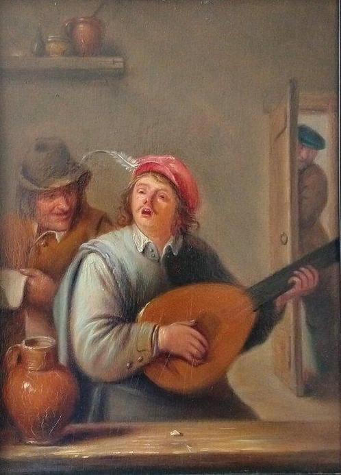 Nederlandse school naar David Teniers (XIX), Navolger van -, Antiek en Kunst, Kunst | Schilderijen | Klassiek