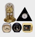 Klok (5) - Glas, IJzer, Plastic, Staal - 1970-1980 -, Antiek en Kunst