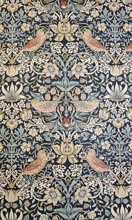 Tissu William Morris Art Nouveau Strawberry Thief -, Antiek en Kunst, Antiek | Meubels | Tafels