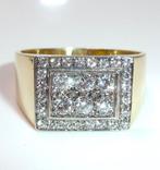 Leo Pizzo - Ring - 18 karaat Geel goud, Witgoud Diamant, Handtassen en Accessoires, Antieke sieraden