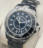 Chanel - J12 Black Cemaric Automatic (with 12 diamonds) -, Handtassen en Accessoires, Horloges | Heren, Nieuw