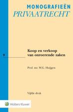 Monografieen Privaatrecht 9 -   Koop en verkoop van, Boeken, Gelezen, W.G. Huijgen, Verzenden