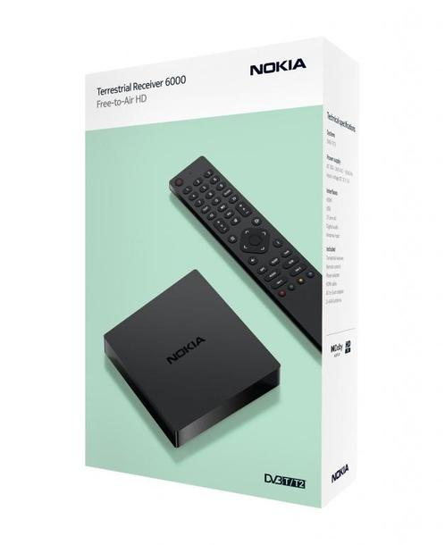 Nokia 6000 - DVB-T2 ontvanger H.265 HEVC, Telecommunicatie, Zenders en Ontvangers, Nieuw, Ophalen of Verzenden