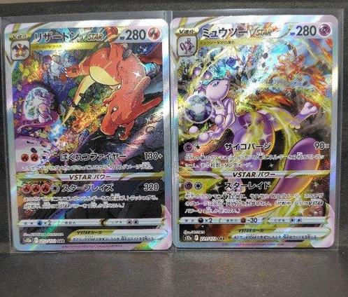 Pokémon - 2 Card - Charizard, Mewtwo, Hobby en Vrije tijd, Verzamelkaartspellen | Pokémon