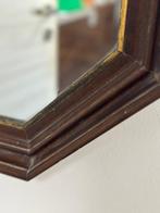 Wandspiegel - Beuken - achthoekige spiegel, Antiek en Kunst
