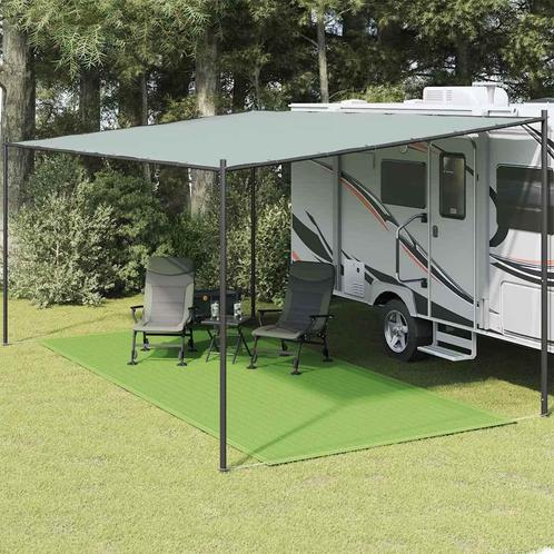 vidaXL Tenttapijt 250x600 cm HDPE lichtgroen, Caravans en Kamperen, Tentaccessoires, Nieuw, Verzenden
