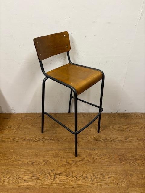 Gebruikte Barstoel - K971- Vintage/Café, Maison & Meubles, Tabourets de bar, Enlèvement