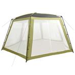 vidaXL Zwembadtent 660x580x250 cm stof groen, Tuin en Terras, Zwembaden, Verzenden, Nieuw