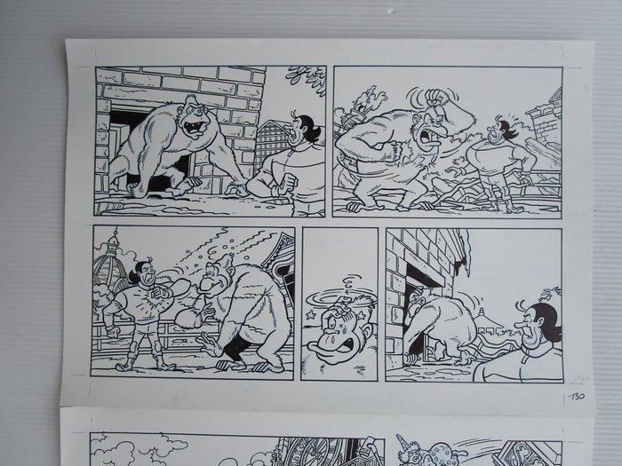 Luc Morjaeu - 1 Original page - Suske en Wiske - De, Boeken, Stripverhalen