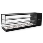 Tapasvitrine | LOGIC | Zwart | 6x 1/3 GN | +2°C/+6°C |, Zakelijke goederen, Verzenden, Nieuw in verpakking