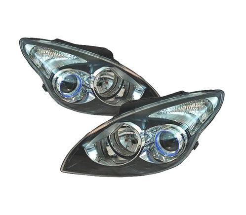 Phares Pour Hyundai I30 07-12 Fond Noir, Auto-onderdelen, Verlichting, Verzenden