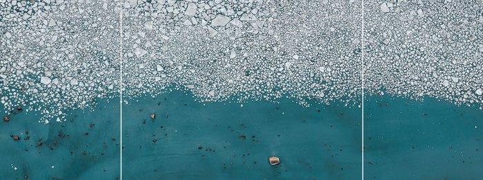 Bernhard Lang - Baltic_Ice_Kakumaee_001, Triptych, Antiek en Kunst, Kunst | Designobjecten