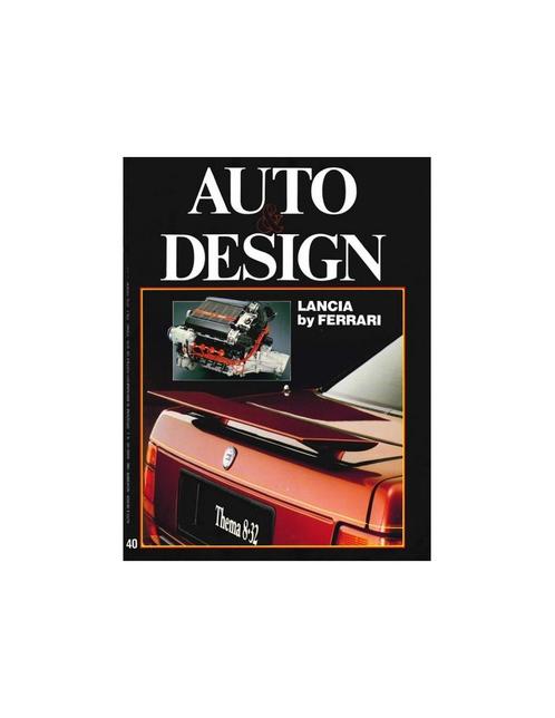 1986 AUTO & DESIGN MAGAZINE ITALIAANS & ENGELS 40, Livres, Autos | Brochures & Magazines