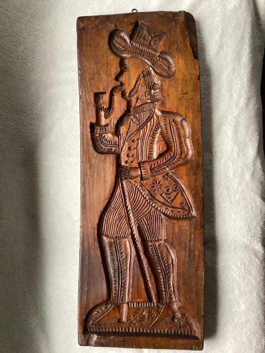 Plank - vruchtbomenhout - Speculaasplank, Antiek en Kunst, Antiek | Overige Antiek