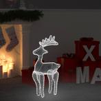 vidaXL Kerstversiering rendier met mesh 306 LEDs 60x24x89, Diversen, Kerst, Verzenden, Nieuw