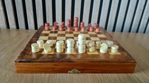 Schaakspel - Zeldzaam Thuya-hout, Antiek en Kunst, Curiosa en Brocante