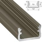 Opbouw Led Strip Profiel Zwart | Tot 2 Meter | Uit Voorraad, Huis en Inrichting, Verzenden, Nieuw