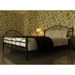 vidaXL Bed met matras metaal zwart 180x200 cm, Maison & Meubles, Chambre à coucher | Lits, Verzenden