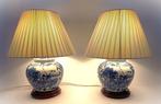 Lamp (2) - Porselein - Paar oosterse lampen
