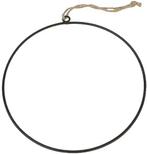 Metalen ring Hula Hoop Floral Dia 40 cm incl touw 58 cm hoog