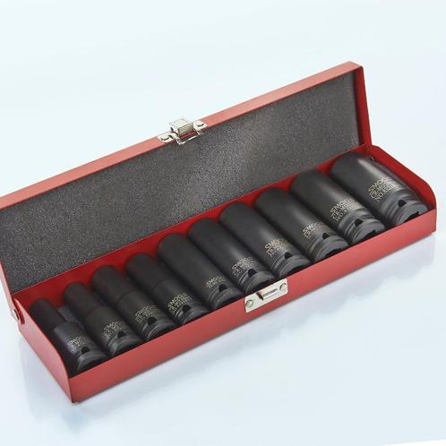 Smoos Krachtdoppenset 10-delig extra lang uitgevoerd 1/2 -, Doe-het-zelf en Bouw, Gereedschap | Handgereedschap, Ophalen of Verzenden