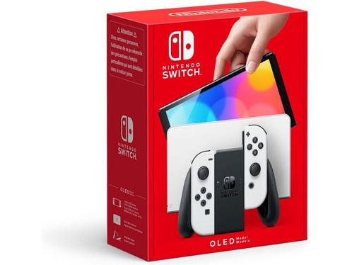 Nintendo Switch OLED - Wit, Huis en Inrichting, Woonaccessoires | Overige, Zo goed als nieuw, Verzenden