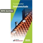 Taxatieboekje - Gebouwschadeboekje 2020 9789492610706, Verzenden, Zo goed als nieuw