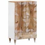 vidaXL Hoge kast 60x33,5x100 cm massief mangohout, Huis en Inrichting, Verzenden, Nieuw