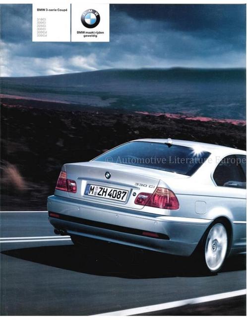2003 BMW 3 SERIE COUPÉ BROCHURE NEDERLANDS, Livres, Autos | Brochures & Magazines