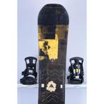 165 snowboard BURTON RADIUS WIDE, black/dark yellow, woodcor, Sport en Fitness, Verzenden, Gebruikt, Board