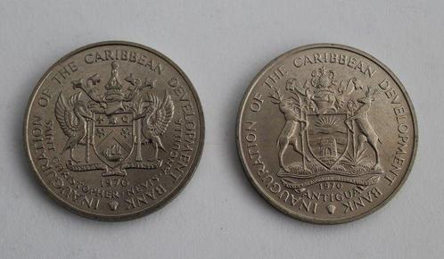 Antigua en Barbuda, Saint Kitts & Nevis. 4 Dollars 1970 FAO, Postzegels en Munten, Munten | Europa | Niet-Euromunten