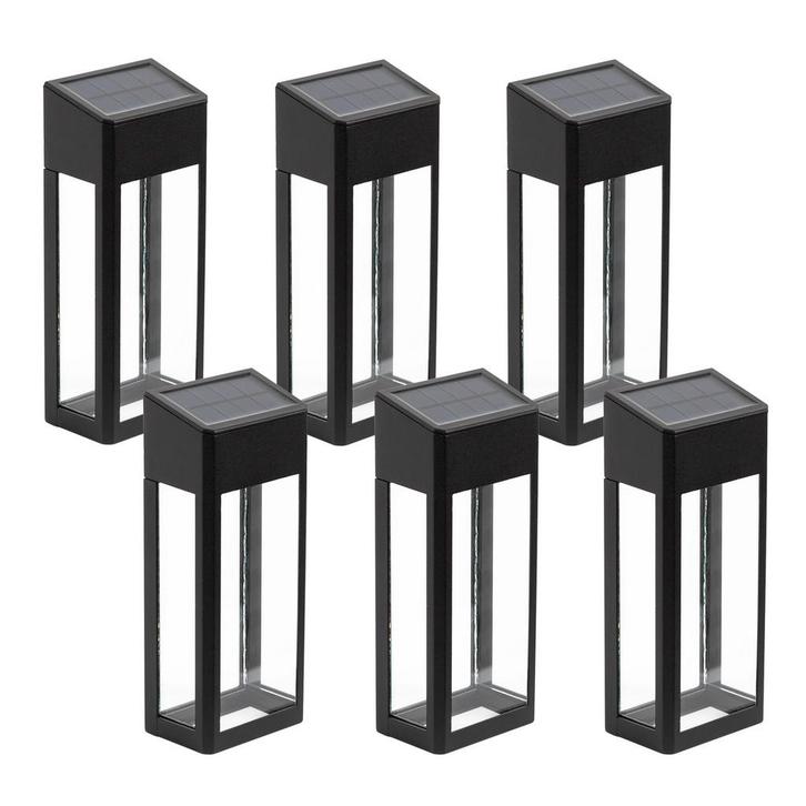 Buitenverlichting zonne-energie Set 6 stuks Solar Solario, Tuin en Terras, Buitenverlichting, Zonne-energie, Minder dan 50 watt