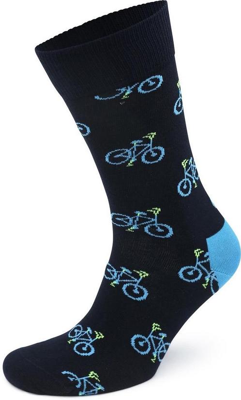 Happy Socks Sokken Bike maat 41-46 Heren, Kleding | Heren, Sokken en Kousen, Blauw, Nieuw, Verzenden