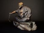 The founder of Zen Buddhism Bodhidharma  - Beeld Brons -