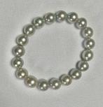 Armband Metaal Parel - Parel - Zilverachtige Akoya Parel, Handtassen en Accessoires, Armbanden, Nieuw