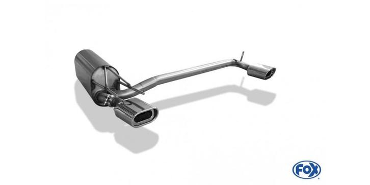 FOX Opel Calibra A einddemper uitgang rechts/links - 135x80, Autos : Pièces & Accessoires, Systèmes d'échappement, Envoi