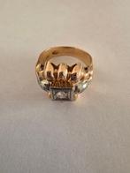 Bague - 18 carats Or rose, Or blanc Diamant (Naturelle)