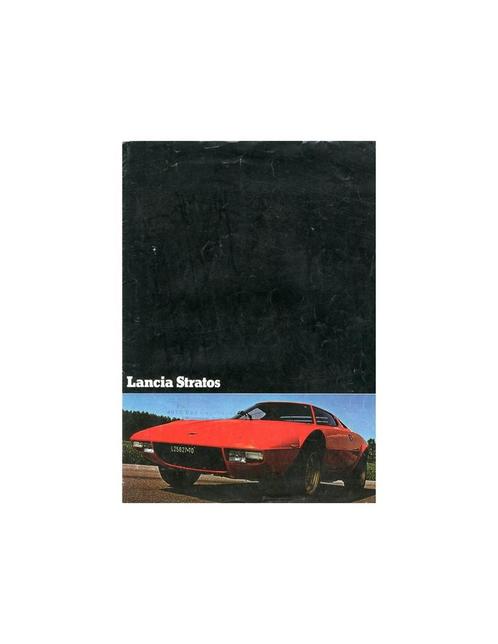1975 LANCIA STRATOS BROCHURE DUITS, Boeken, Auto's | Folders en Tijdschriften, Ophalen of Verzenden