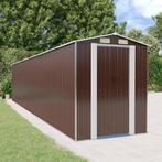 vidaXL Abri de jardin Marron foncÃ© 192x938x223 cm Acier, Verzenden, Neuf