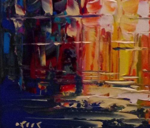 Janusz Kik (1956) - Près Du Port, Antiek en Kunst, Kunst | Schilderijen | Modern