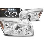 Phares Pour Dodge Caliber 06-12 Angel Eyes Led Chromé, Auto-onderdelen, Verzenden, Nieuw