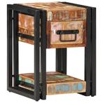 vidaXL Nachtkastje 2 pcs 30 x 30 x 40 cm massief gerecycled, Huis en Inrichting, Slaapkamer | Nachtkastjes, Verzenden, Nieuw