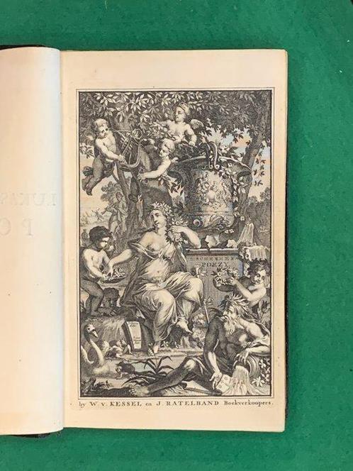 Lukas Schermer - Lukas Schermers Poëzy - 1725, Antiek en Kunst, Antiek | Boeken en Manuscripten