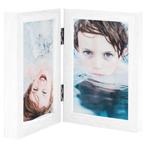 vidaXL Fotolijst tweeluik 2x(21x29,7 cm) wit, Audio, Tv en Foto, Fotografie | Fotolijsten, Verzenden, Nieuw