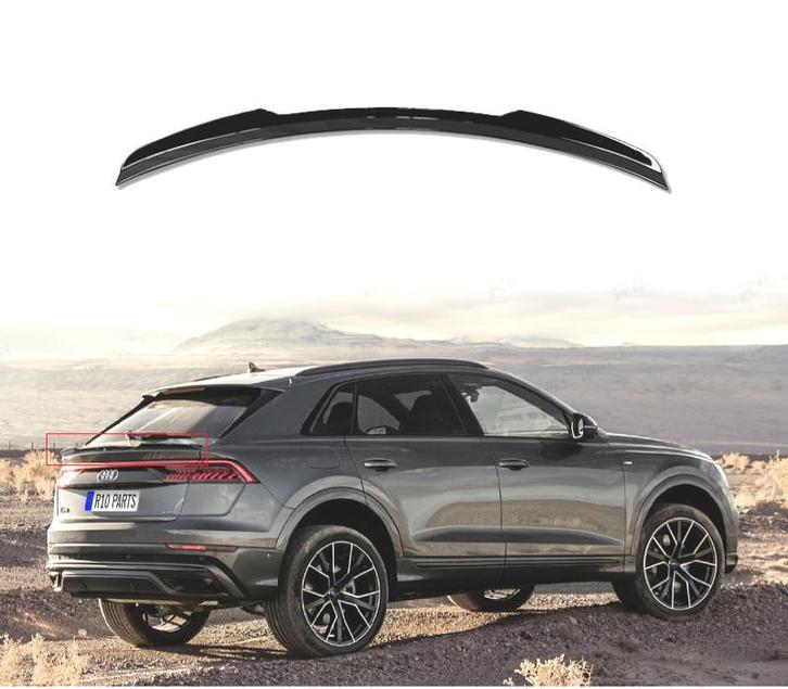AILERON SPOILER AUDI Q8 18- NOIR BRILLANT, Autos : Pièces & Accessoires, Carrosserie & Tôlerie, Envoi