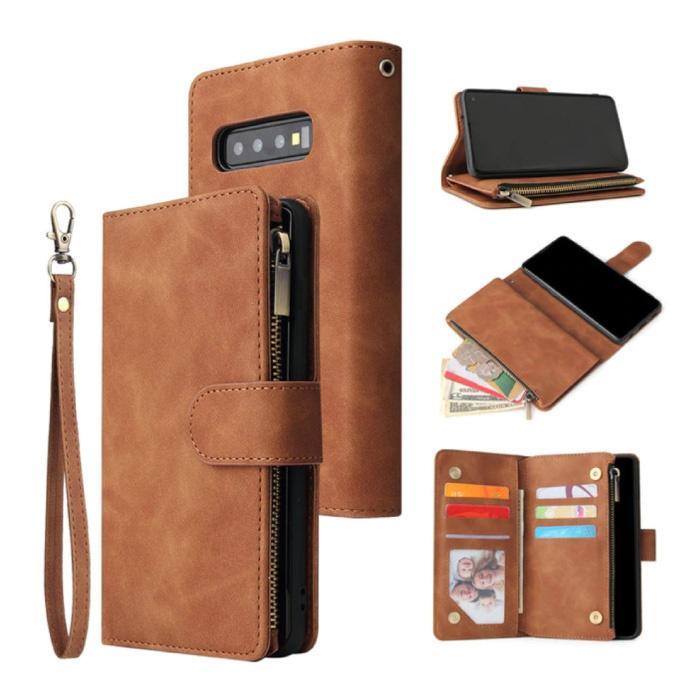 Samsung Galaxy Note 10 Lite - Leren Wallet Flip Case Cover, Telecommunicatie, Mobiele telefoons | Hoesjes en Screenprotectors | Samsung