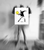 Utopia - Man throwing flowers ops Bubbles, Antiek en Kunst