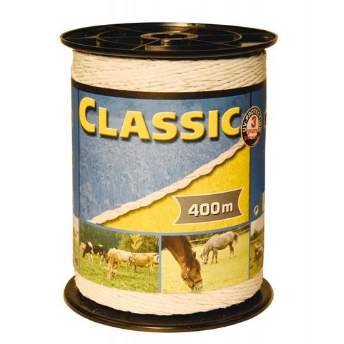 Classic afrasteringskoord 2,8mm, 400m 9x 0,20 niro, wit -, Dieren en Toebehoren, Stalling en Weidegang